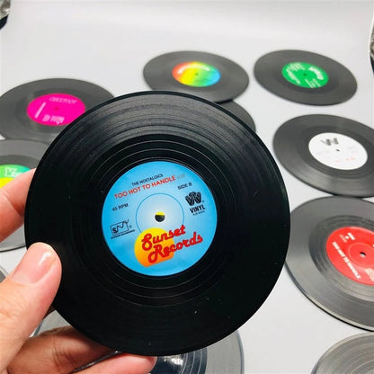 Retro Vinylplaat Drankonderzetters