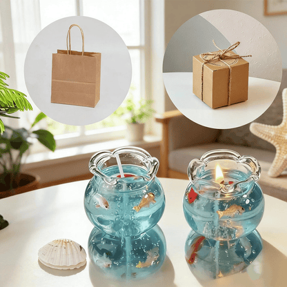 Mini Bubble Fish Tank Geurkaars