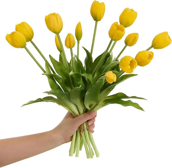 Everbloem Tulpen – Echt gevoel natuurgetrouwe kunsttulpen (15st)
