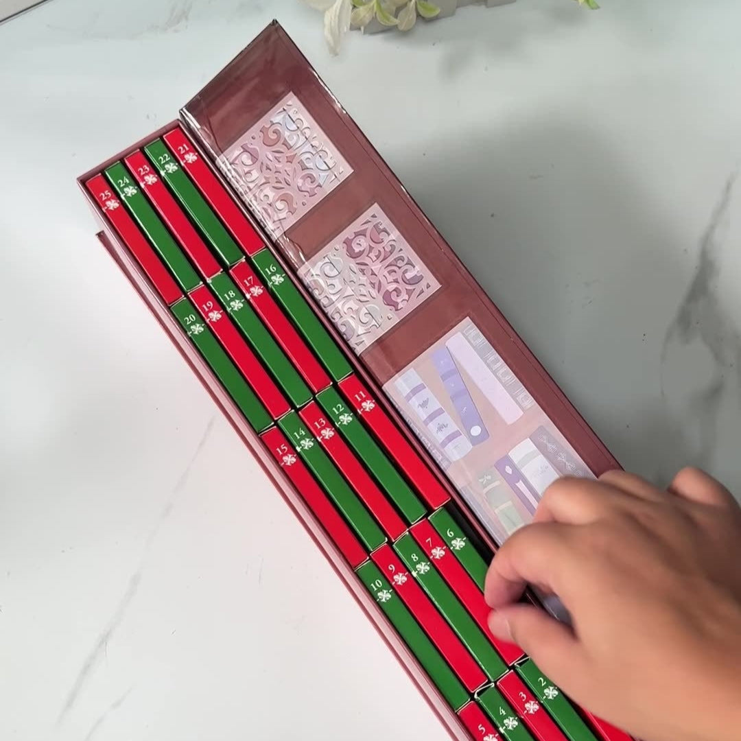 Miniboek Ornament Adventskalender