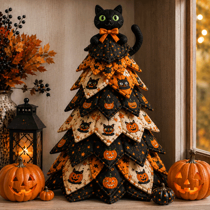 Halloweenboom DIY Naaiset met Gewatteerde stof