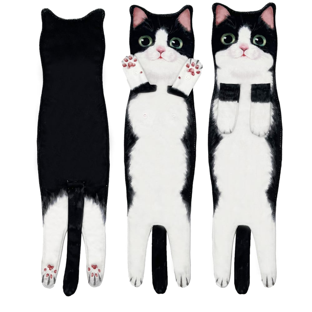 Grappige Kattenhanddoek