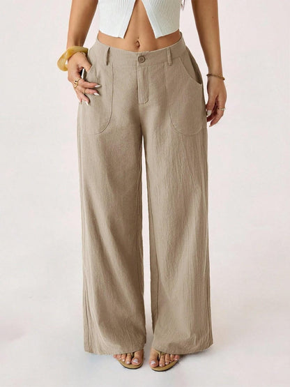 Katoen-Linnen Broek voor Dames