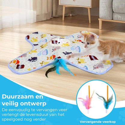 2-in-1 Verstop-en-Zoek Spel voor Katten