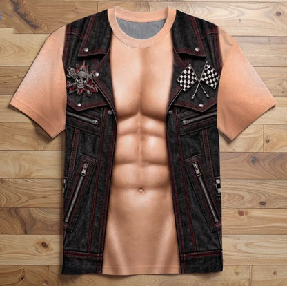 T-shirt met Spierprint
