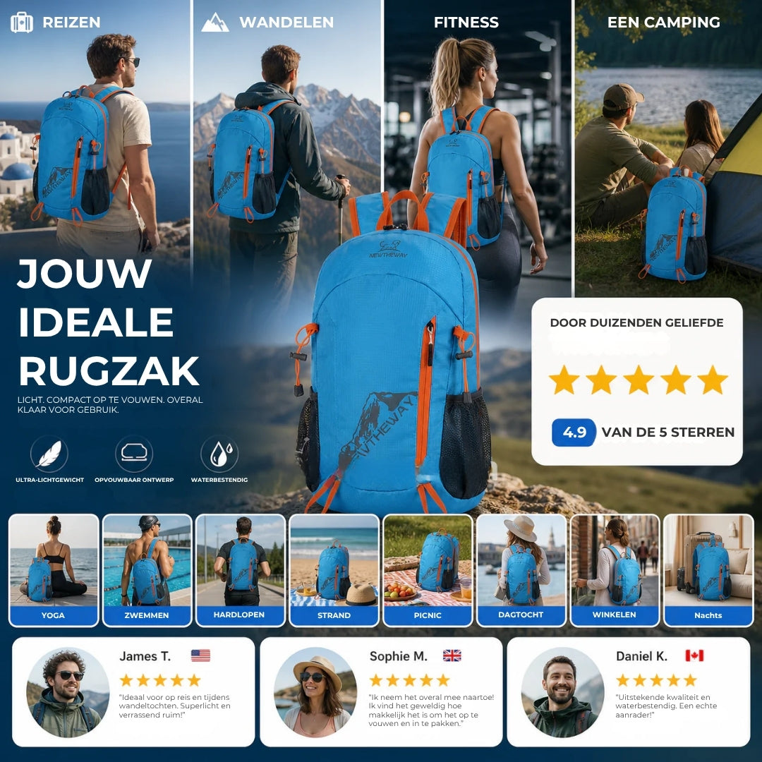 Opvouwbare Waterdichte Rugzak