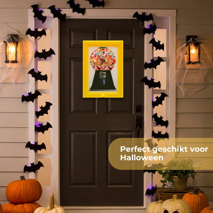 🍬Zeldzaam Vintage Handy Candy Frame - Hangende Snoepautomaat Kunst