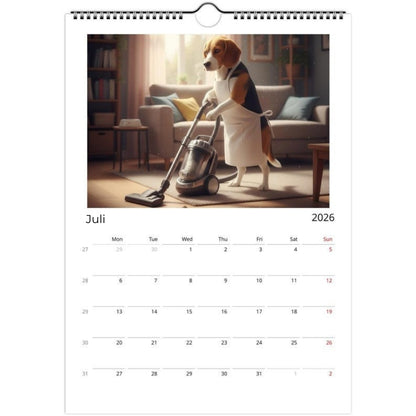 Beagle-hond Kalender 2026 - Dagelijkse activiteiten