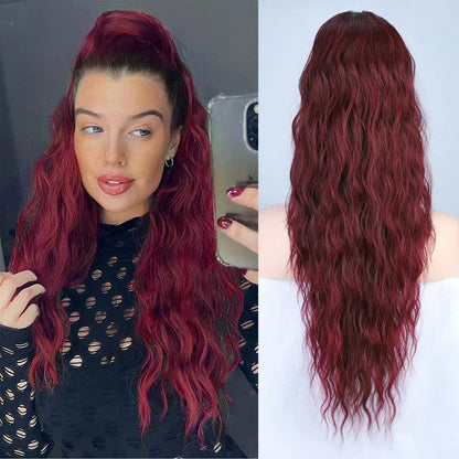 50cm Krullende, Golvende Frizz-Haarextensions
