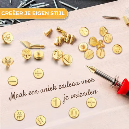 Hout Graveerpen Set
