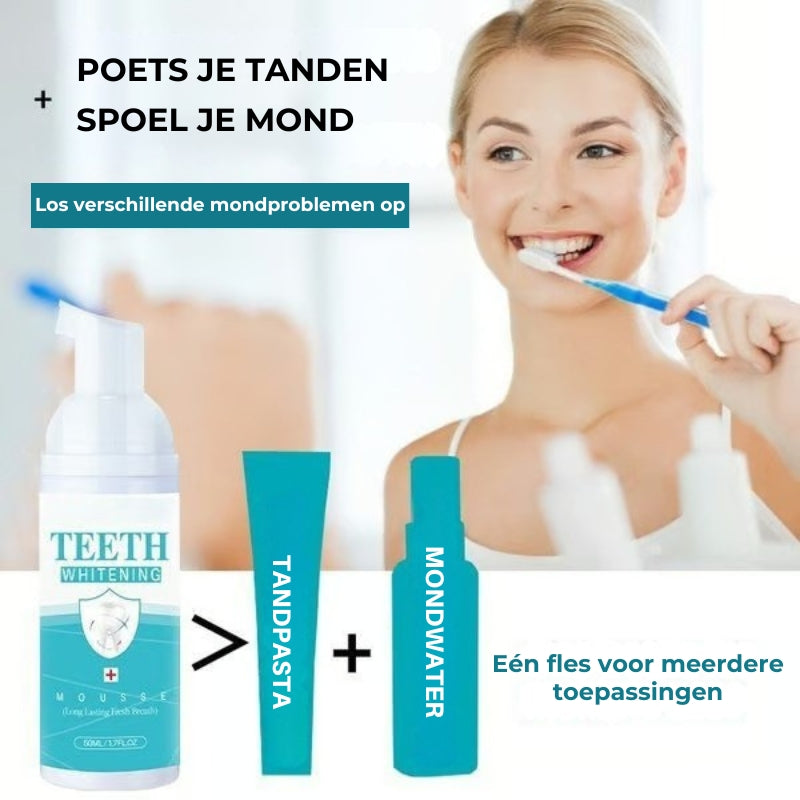 Tandbleking mousse 🦷✨