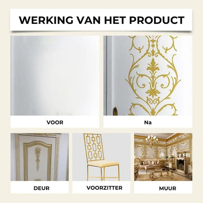 Waterbestendige Gouden Verf met Kwast