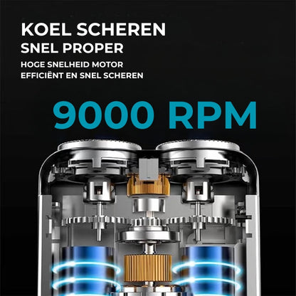 Draagbaar Dubbele Ring Scheerapparaat