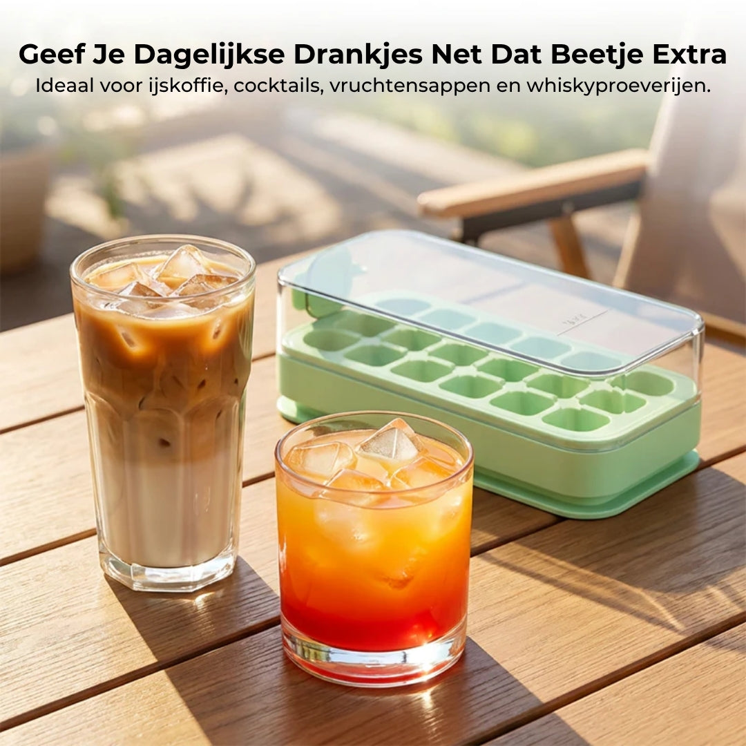 Afgesloten Ijsblokjesvorm met Deksel