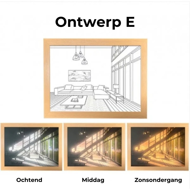 LED Creatieve Portret Wandversiering