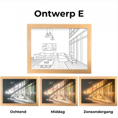 LED Creatieve Portret Wandversiering