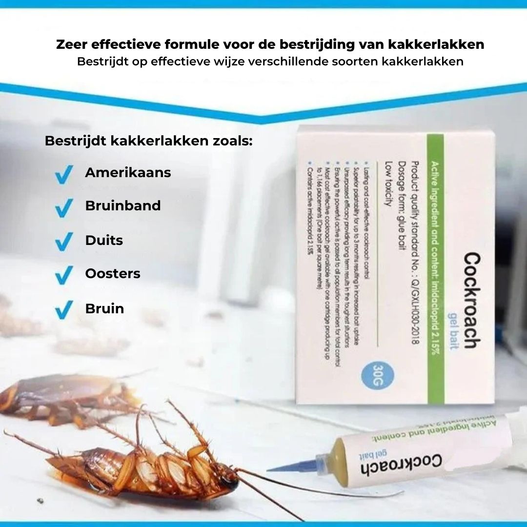 Verdelgingsgel tegen Kakkerlakken