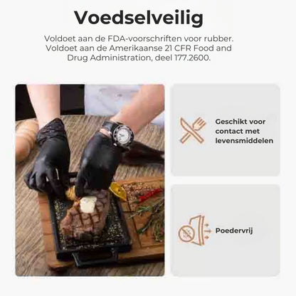 Snijbestendige Nitril Wegwerphandschoenen - 20 Stuks