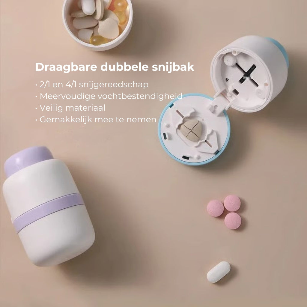 Draagbare Pillensnijder