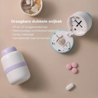 Draagbare Pillensnijder