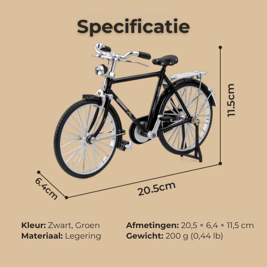 1:10 Miniatuur Fietsmodel van Metaal