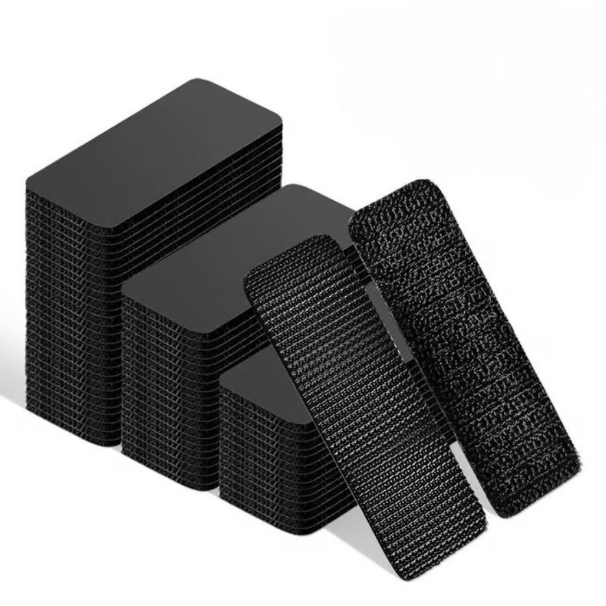 Dubbelzijdige Klittenbandstroken - Extra Sterk en Herbruikbaar - 40 Stuks (20 Paar)