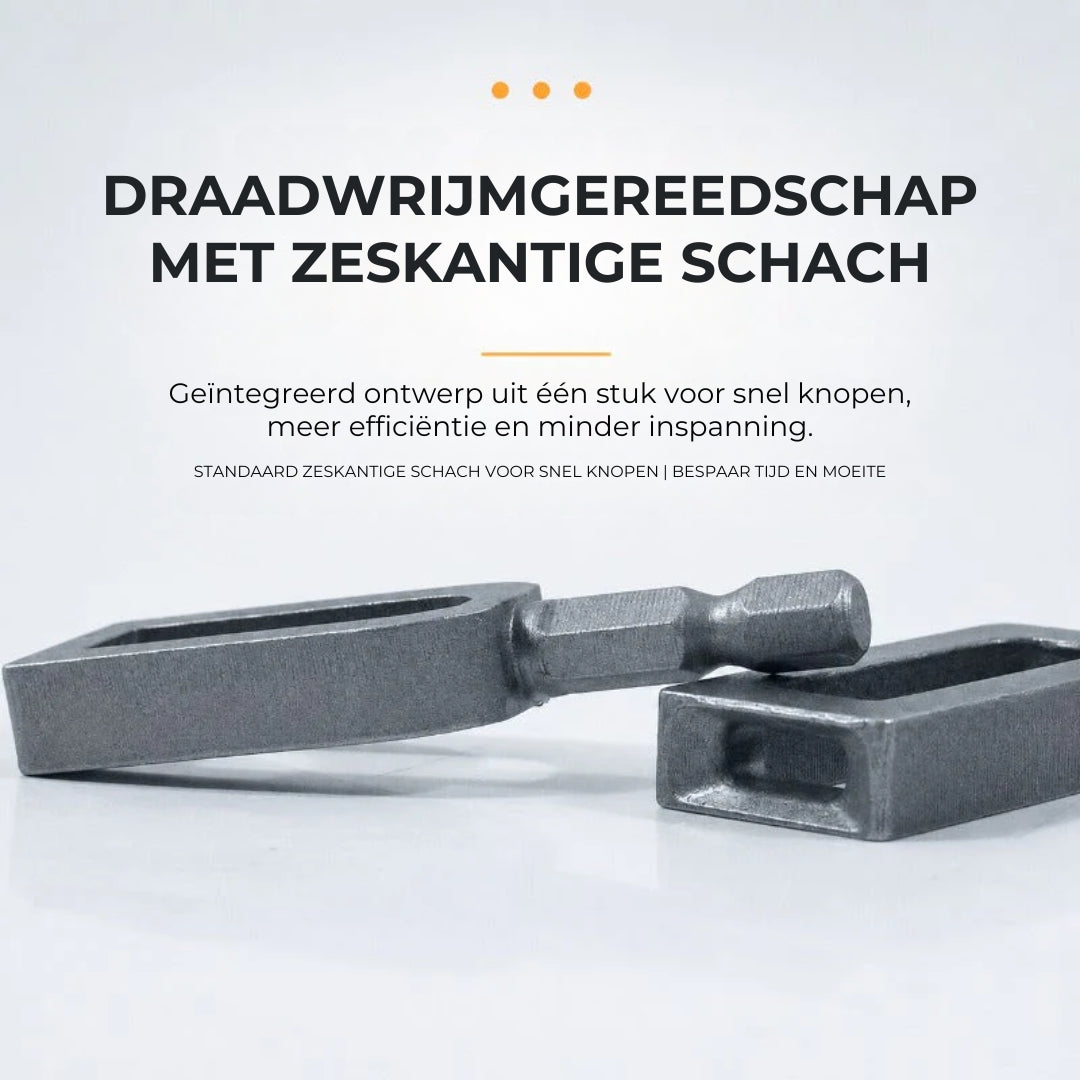 Draaddraaier Opzetstuk voor Boormachine | Snel & Efficiënt Draden Draaien