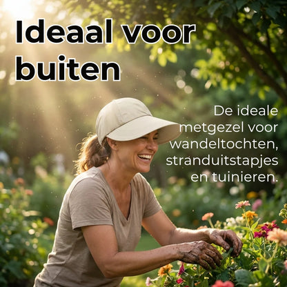 Zonnehoed met brede rand voor dames – UV-bescherming, sneldrogende stof en ademend draagcomfort 🌊