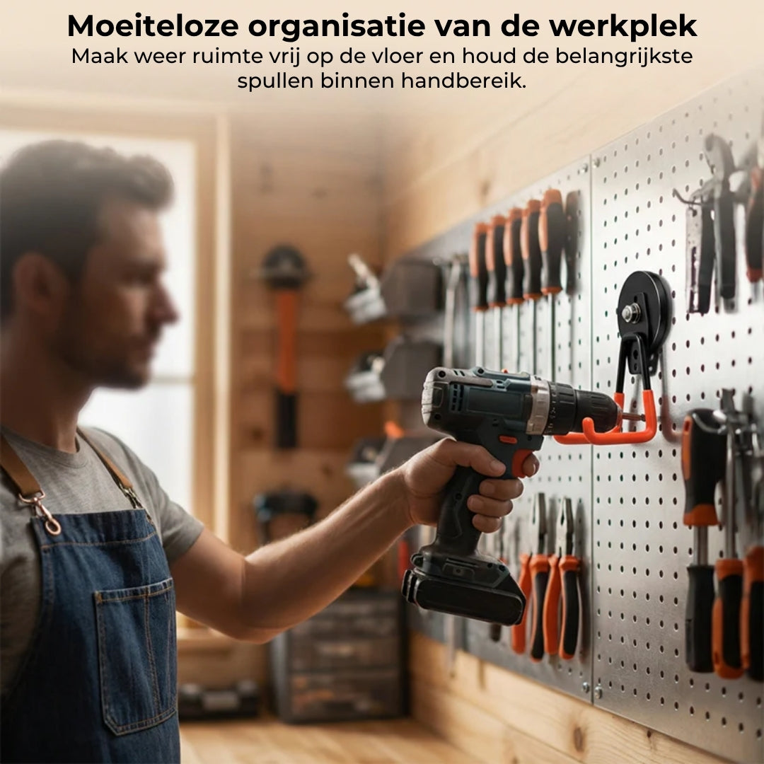 Magnetische Haak met Dubbele Klauw voor Zwaar Gebruik