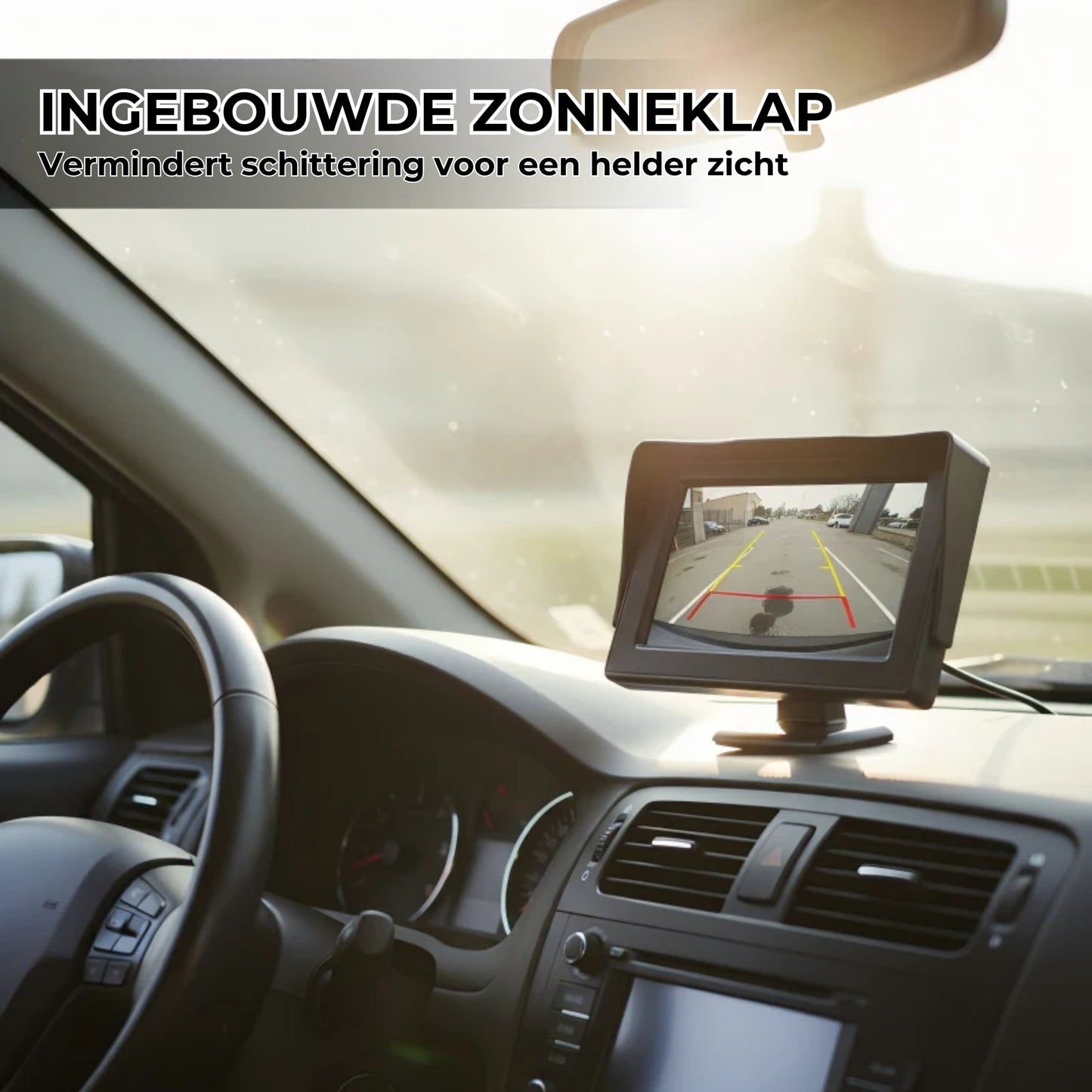 HD-Achteruitrijcamera met Display