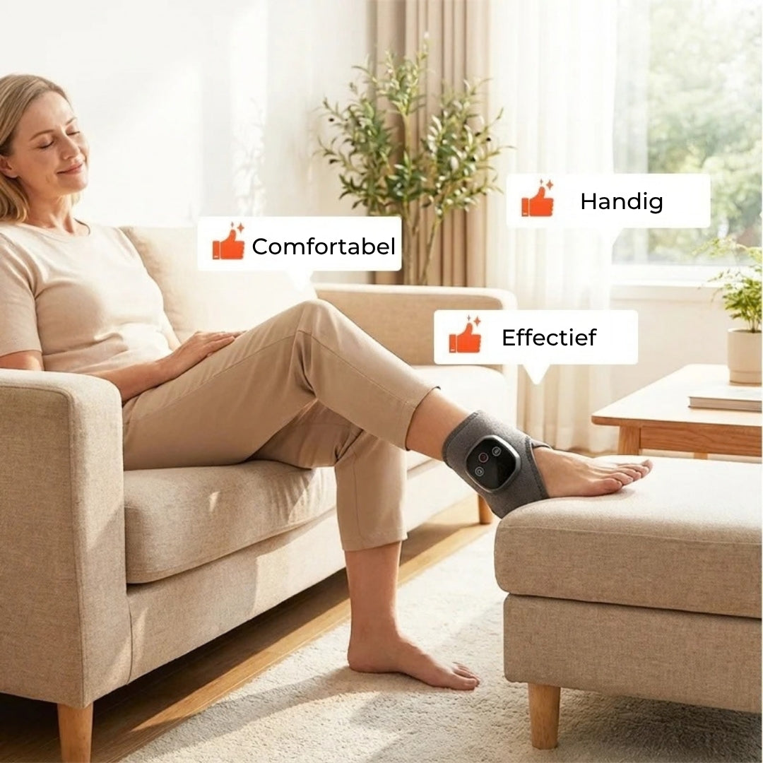 Enkelmassageapparaat met Warmte en Trillingen