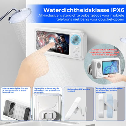 Waterdichte Telefoonhouder met Luidspreker