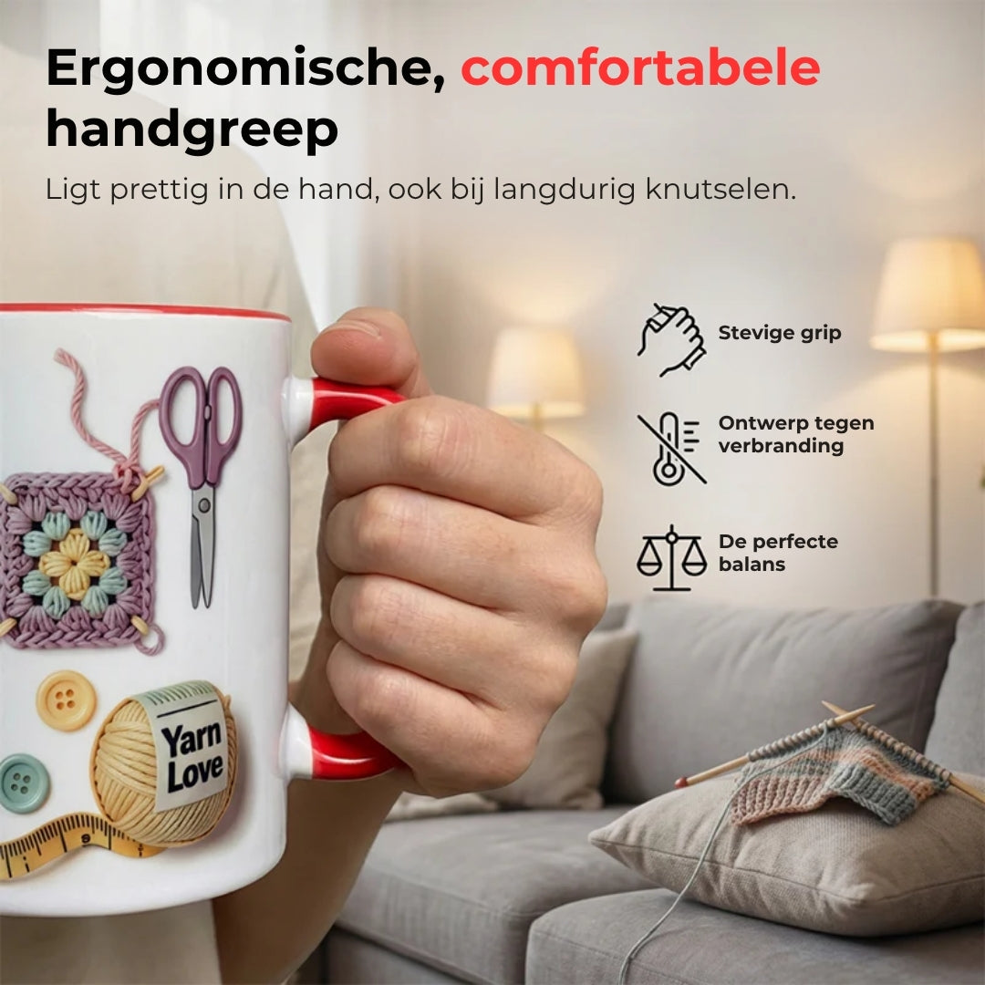 Breimok, cadeau voor haak- en breiliefhebers en creatievelingen