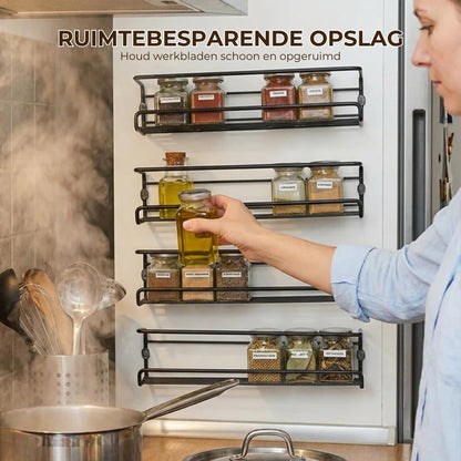 Specerijenrek - wandmontage zonder boren