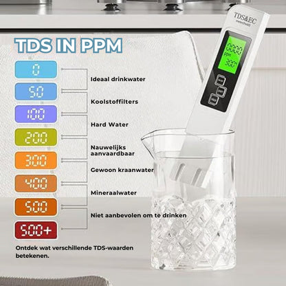 3-in-1 Digitale TDS Watertester