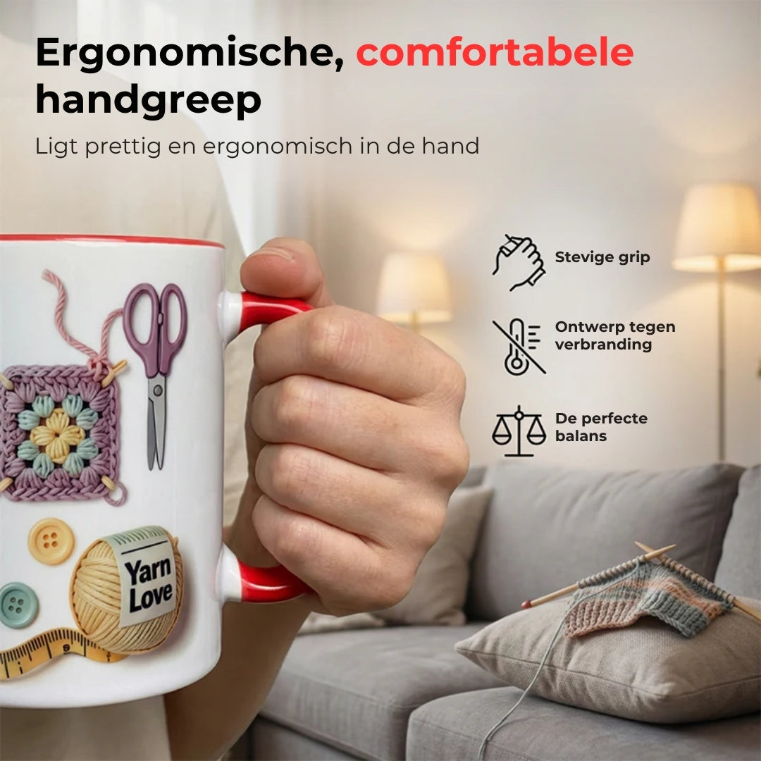 Breimok, cadeau voor haak- en breiliefhebers en creatievelingen