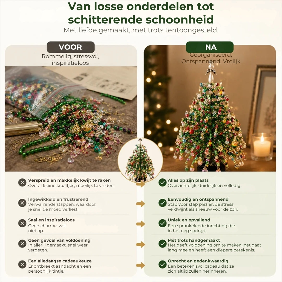 DIY Parel Kerstboom Kit