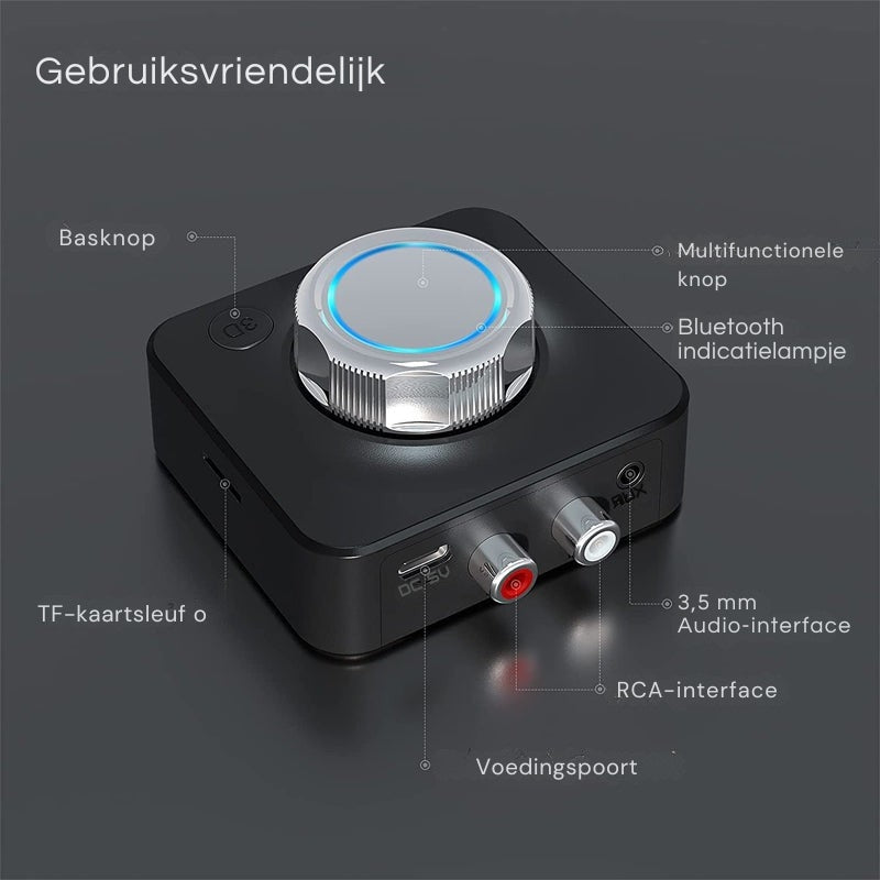 Bluetooth RCA/AUX-adapter