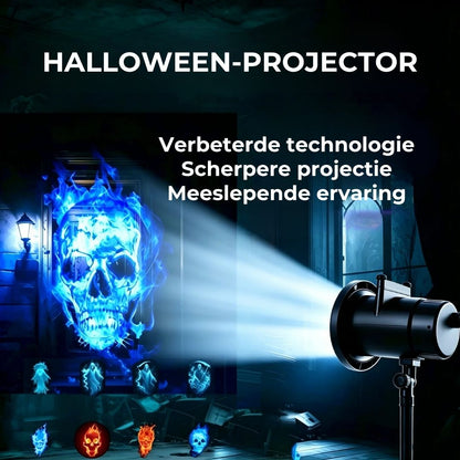 Halloween Projectorlicht - 10 Unieke HD-Projectiepatronen