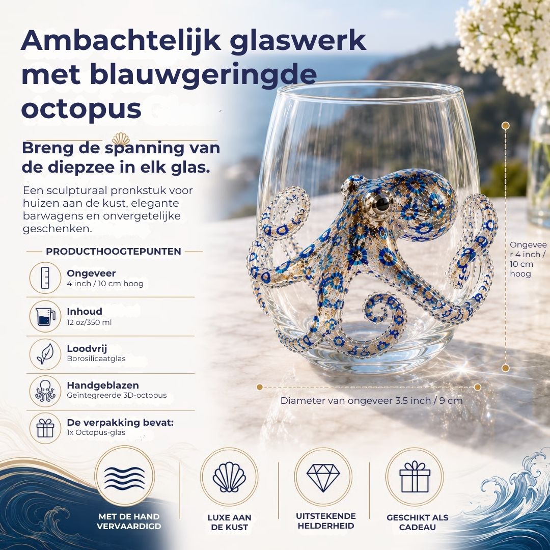 3D Zeedieren Glas