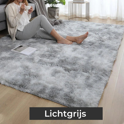 Pluche Tapijt van Zijde en Wol