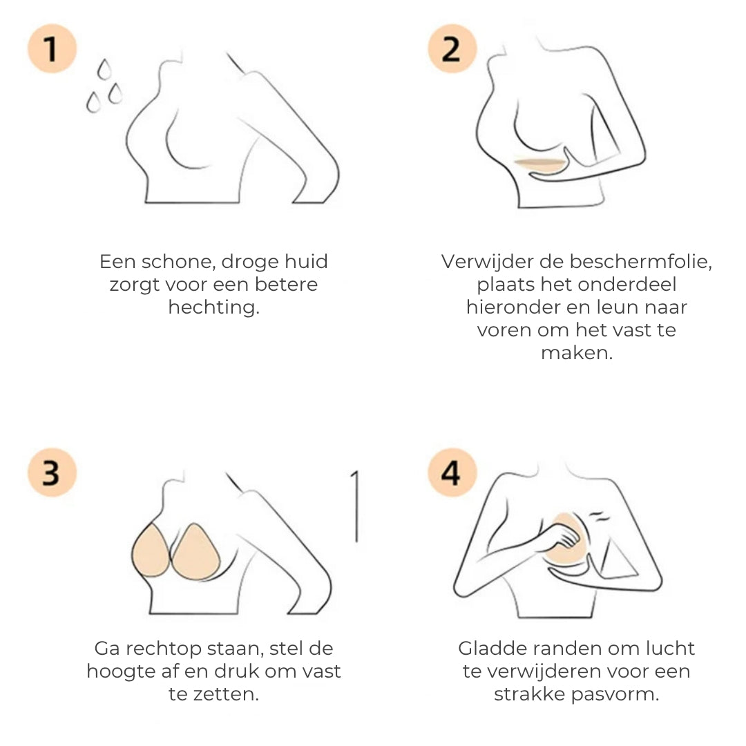 Onzichtbare Borstliftpads