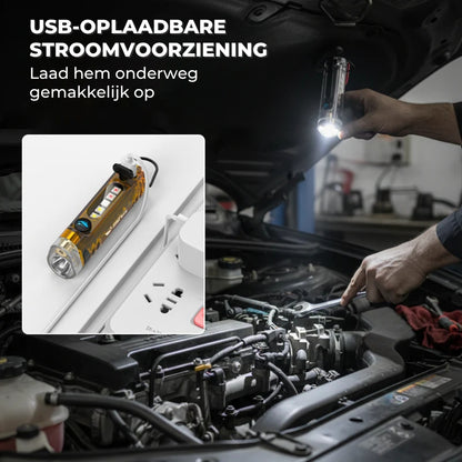 Oplaadbare Mini-Zaklamp Sleutelhanger