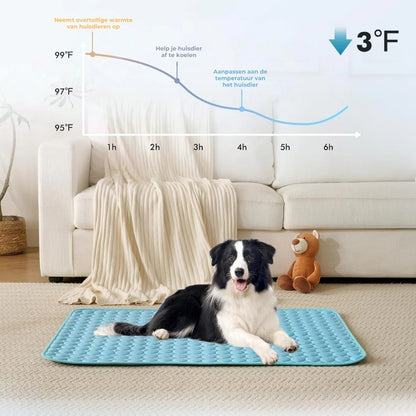 Koelmat voor honden – 4x effectievere verkoeling voor warme zomerdagen ❄️✨