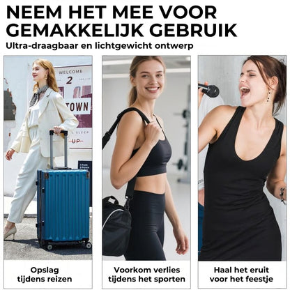 3-delige opvouwbare multifunctionele sieradenetui