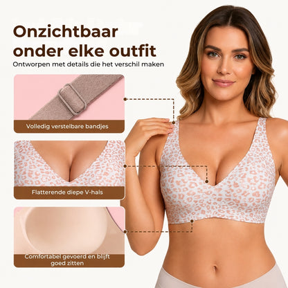 Naadloze Jelly Push-Up Beha zonder Beugels