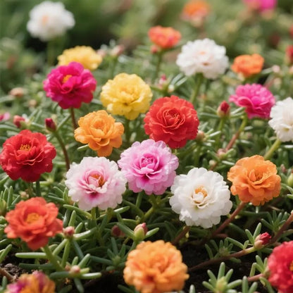 🌸Mosroos Zadenmix (1000 stuks) – 🌿Postelein / Zonneroosjes
