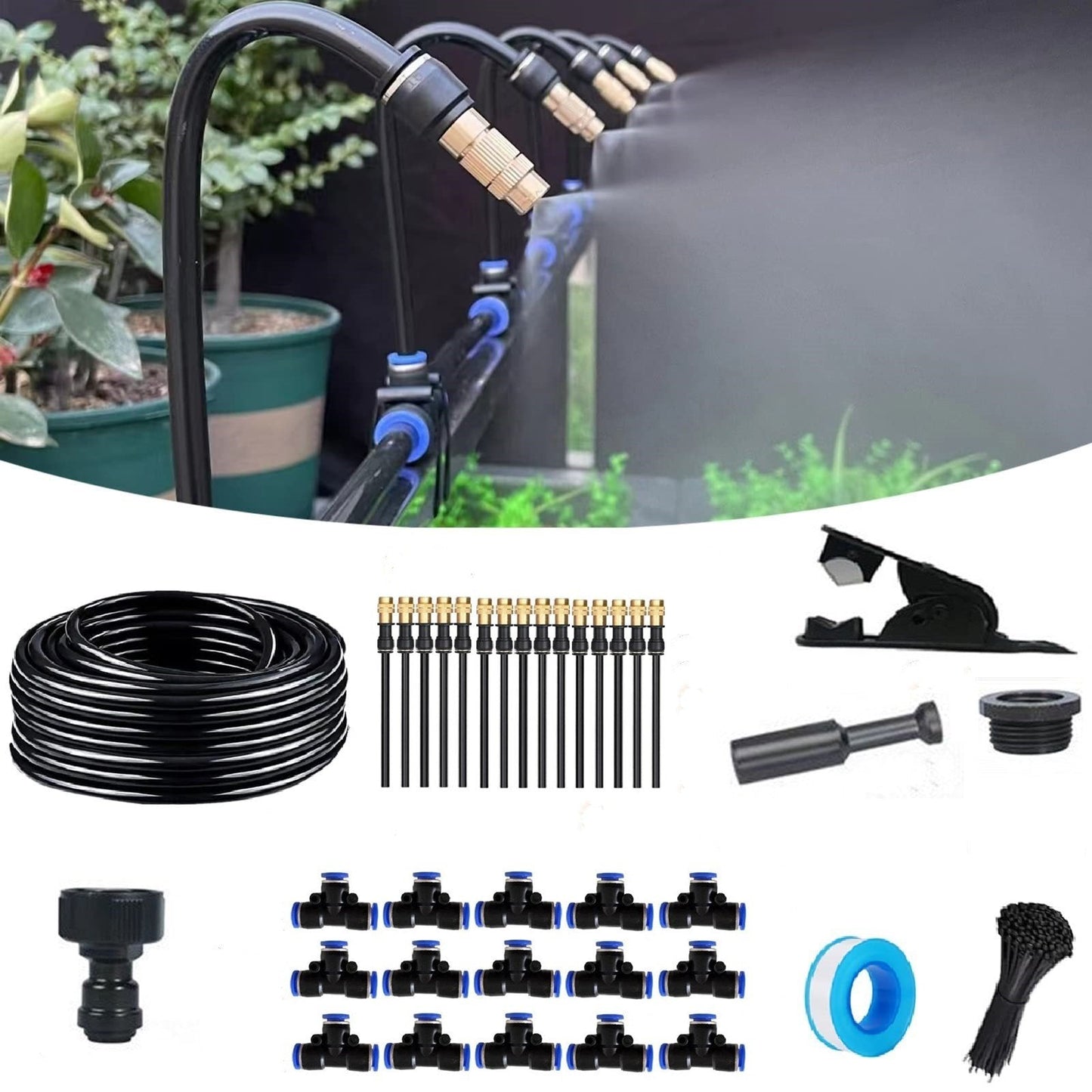 360° automatisch besproeiingssysteem voor de tuin