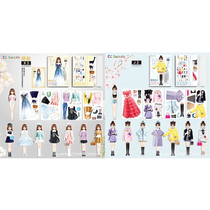 Magnetische prinsessenkledingboek