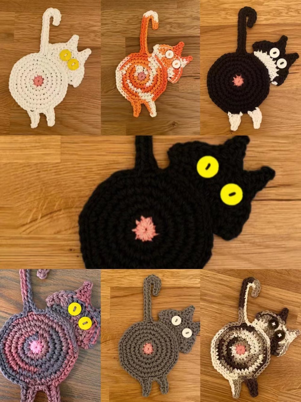 Kattenkont Onderzetters